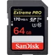 SANDISK EXTREME PRO SDXC 64GB CLASS 10 UHS-I U3 V30 170/90 MB/s